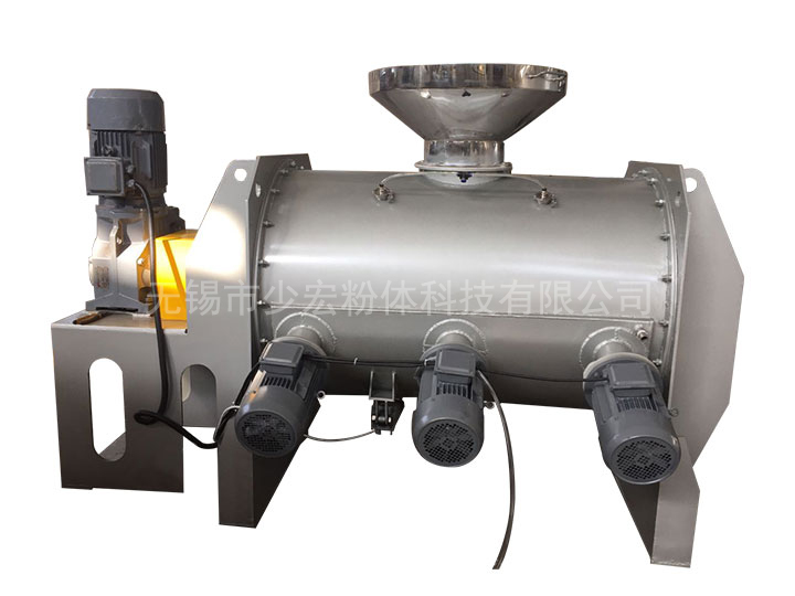 犁刀混合機配水冷夾套、噴液裝置